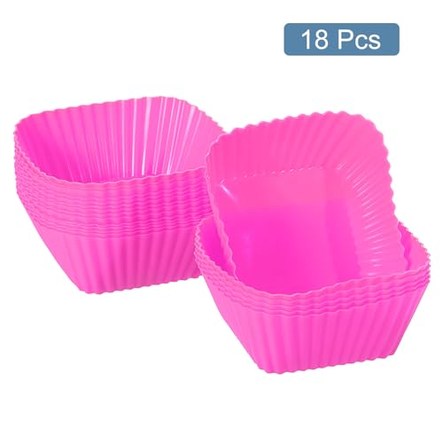 18Pcs Silicone Cupcake Baking Cups (18 Count)