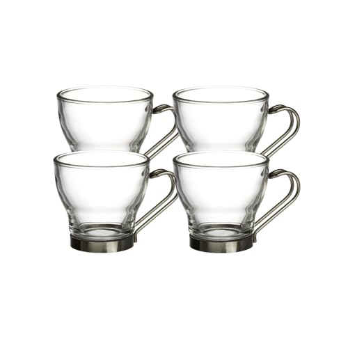 Oslo Espresso Glass Cups 4 Set 3.75 Oz (4 Count)