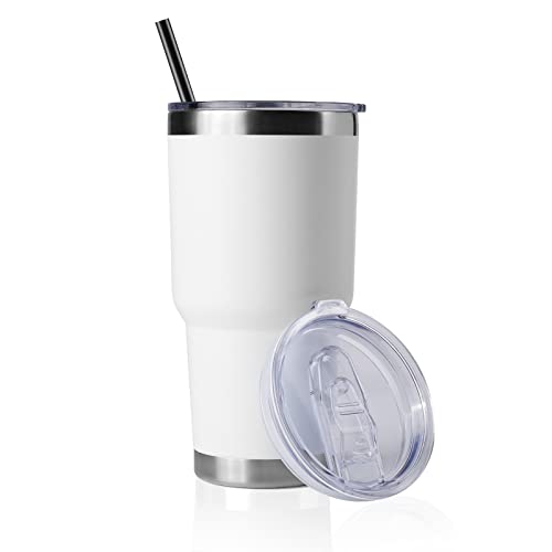 30 oz Tumbler with Lid and Straw