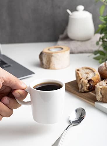 3.5oz Porcelain Espresso Cups Set of 4 (4 Count)