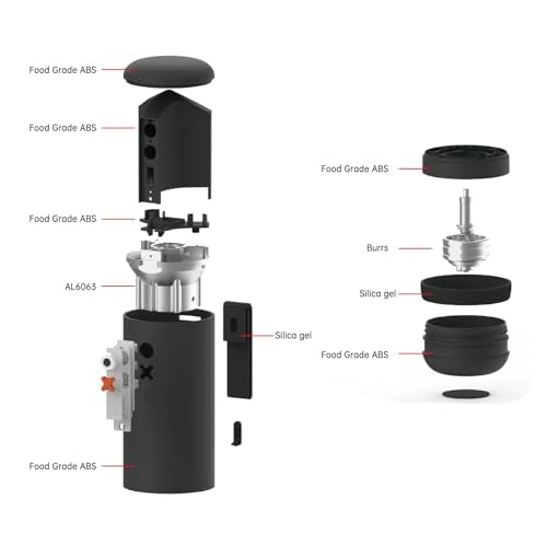 Timemore OX Burr Portable Coffee Grinder Electric Quiet Conical Burr