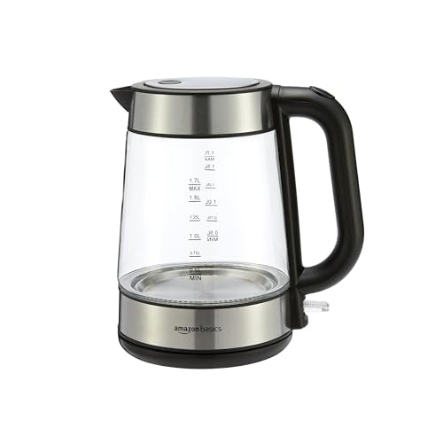 Electric Kettle with Glass Carafe for Tea and Coffee
