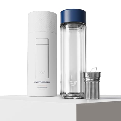 Glass Multi Tea Infuser Bottle 14oz