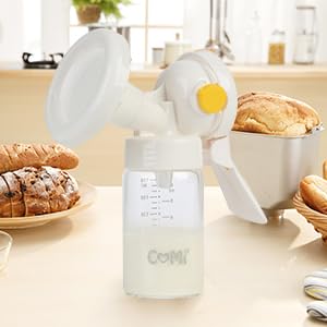 Wide Neck Glass Breastmilk Collection n Storage Bottle (4 Count)