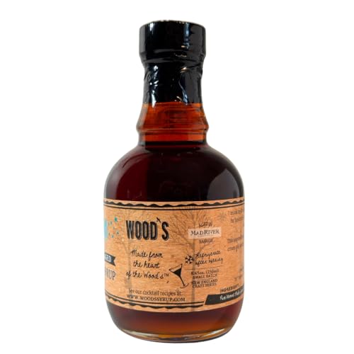 WOODS VERMONT Rum Barrel Aged Maple Syrup (8.45 Fl Oz)