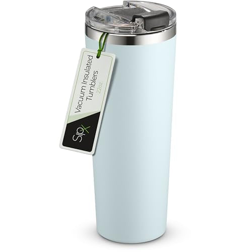 22 oz Insulated Coffee Tumbler with Leakproof Lid