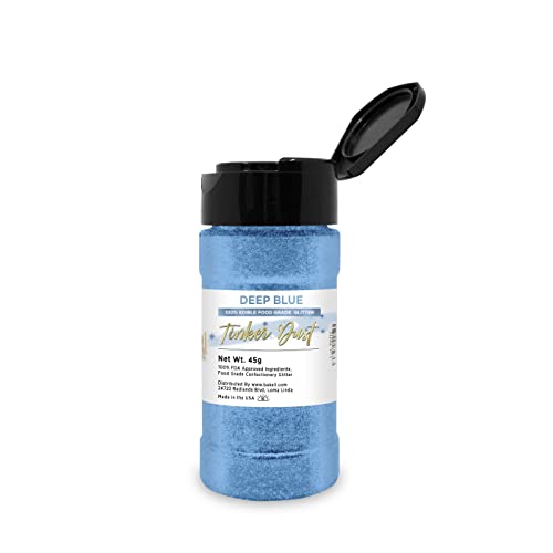 Deep Blue Edible Glitter