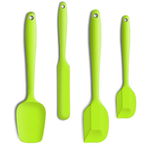 4 Piece Silicone Spatula Set with Stainless Steel Core (4 Count)