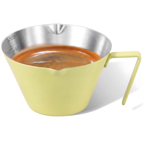 1 Pc Stainless Steel Espresso Shot Cup with Dual Scale