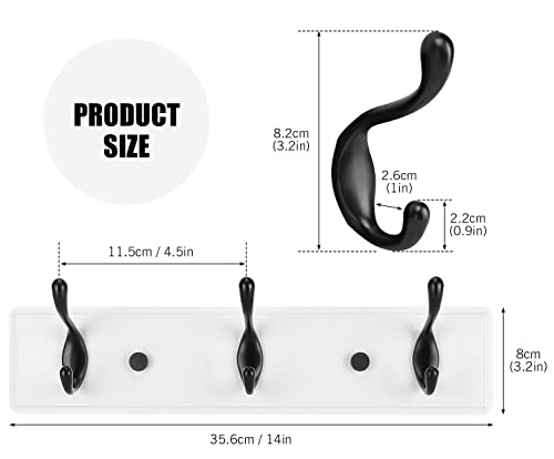 Heavy Duty Wooden Coat Rack