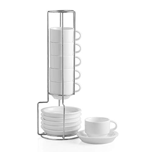 Sweejar Porcelain Espresso Cup & Saucer Set