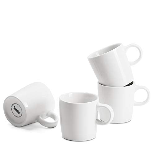 3.5oz Porcelain Espresso Cups Set of 4 (4 Count)