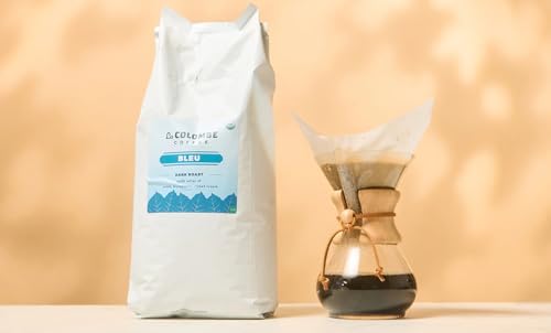 Bleu Organic Dark Roast Whole Bean Coffee (80 Ounce)