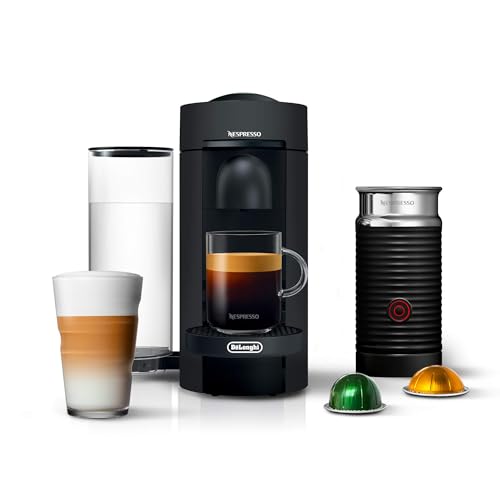 Nespresso Vertuo Plus Deluxe Coffee Machine with Milk Frother