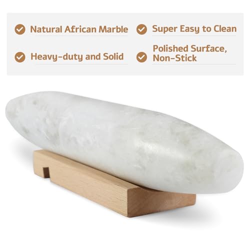 African Natural Marble French Rolling Pin