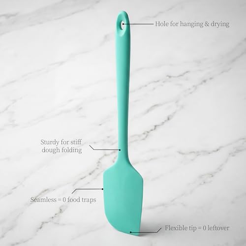 600ºF Heat Resistant Silicone Spatula Spoonula Set of 4