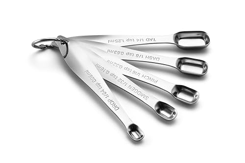 Nesting Stainless Steel Measuring Spoons Set of 13 with Leveler