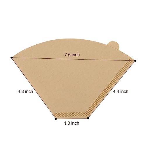 Cone Coffee Filters #4 for Ninja Coffee DualBrew Pro CFP301 CFP201 (200 Count)