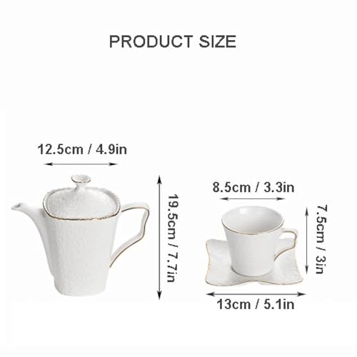 Ceramic Tea and Coffee Set for 4