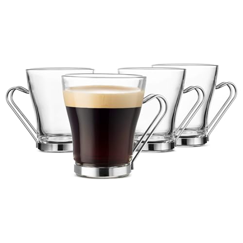 OSLO Glass Coffee Mug (4 Count)