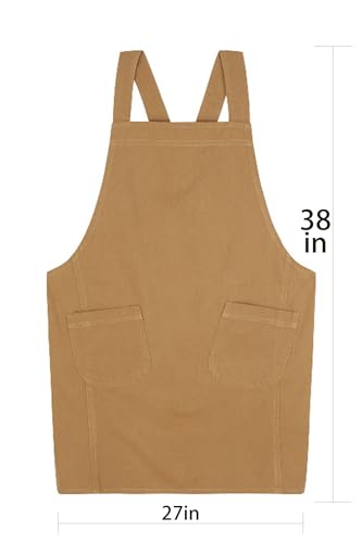 Soft Cotton Linen Apron for Women
