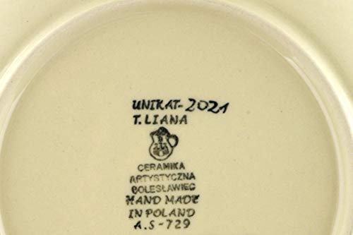 Polmedia Polish Pottery Tea or Coffee Set for Six UNIKAT