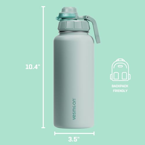 Vessence 32 Oz Stainless Steel Tea Infuser Bottle for Loose Leaf Tea