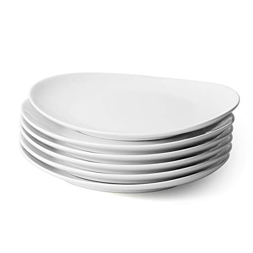 Porcelain 11 Inch Dinner Plates Set of 6 (6 Count)