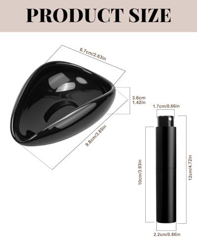 Ceramic Coffee Bean Dosing Tray & Aluminum Glass Spray Bottle