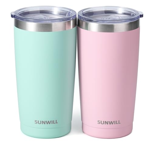 Travel Coffee Mug with Lid (2 Count)