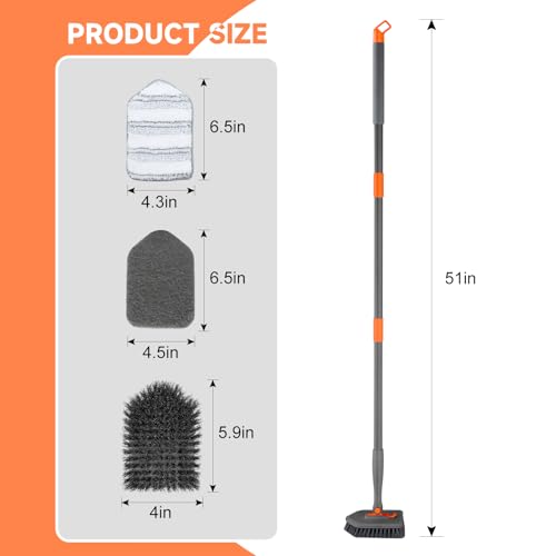 Shower Scrubber with Long Handle