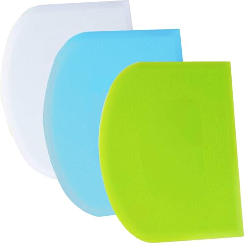 Dough Scraper Bench Scraper (3 Count)