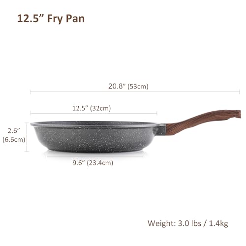 12.5 Inch Nonstick Frying Pan Skillet