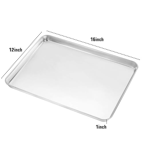Baking Sheet with Cooling Rack Set of 4