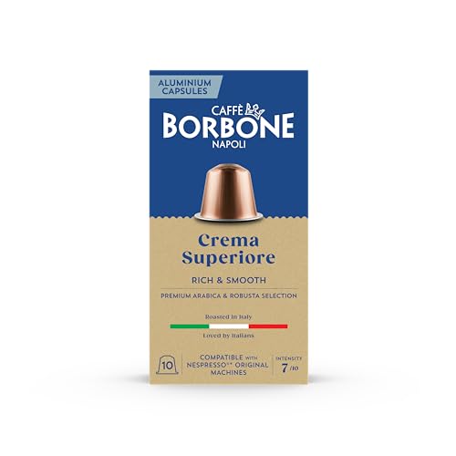 Crema Superiore Aluminum Capsules Compatible with Nespresso Original Machines (100 Count)