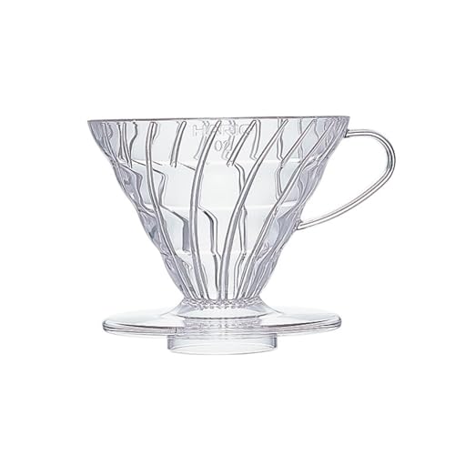 VDR-01-T Transparent Dripper 01 Clear Coffee Hand Drip for 1 to 2 Cups, Made in Japan