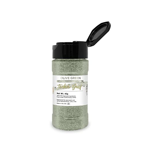 Olive Green BAKELL Edible Glitter