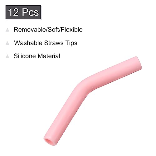 12pcs Silicone Straw Tips (12 Count)