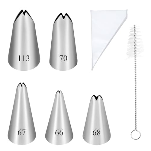 5PCS Piping Tips