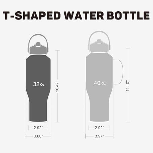 32oz Water Bottle Insulated with Powder Coated