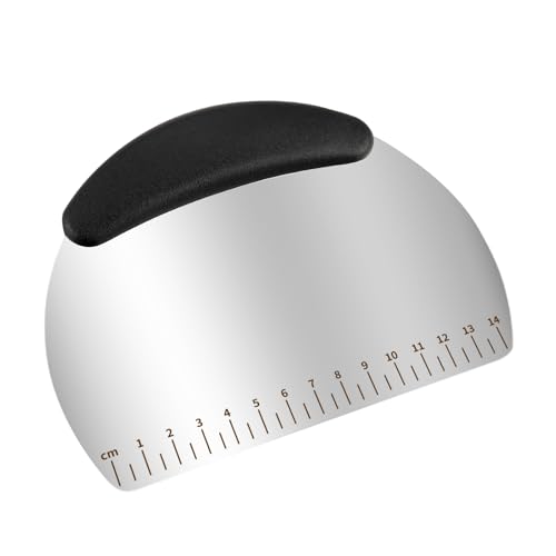 Professional Stainless Steel Dough Cutter and Scraper Combo