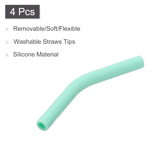 4Pcs Silicone Straw Tips (4 Count)