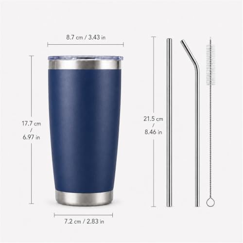 20oz Stainless Steel Insulated Tumblers Bulk (12 Count)