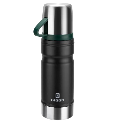 Vacuum Insulated Water Bottle Thermo Water Flask with Cup 680ml