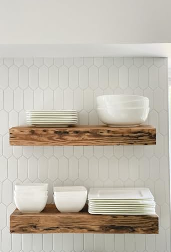 Reclaimed Wood Fireplace Mantel Shelf