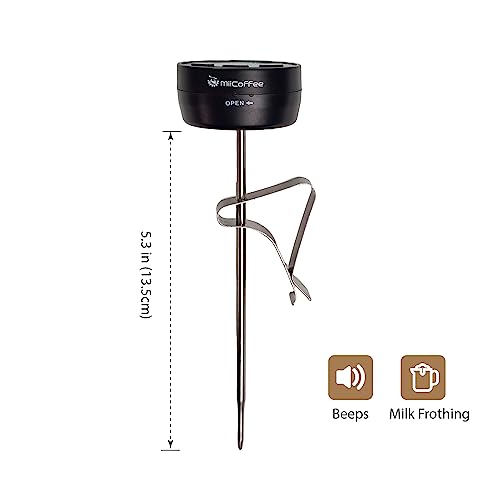 Digital Milk Frothing Thermometer with Clip