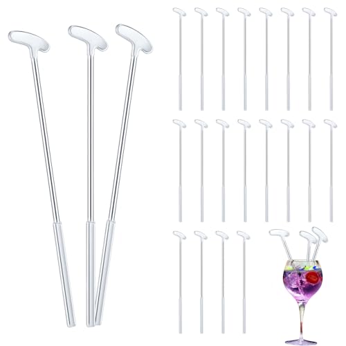 30 Pcs Golf Theme Cocktail Stirrers Stir Sticks