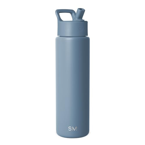 Insulated Water Bottle with Straw