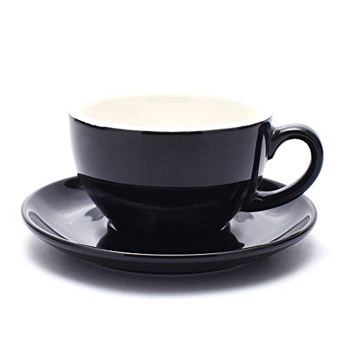 Latte Art Cup and Saucer for Latte & Cappuccino New Bone China