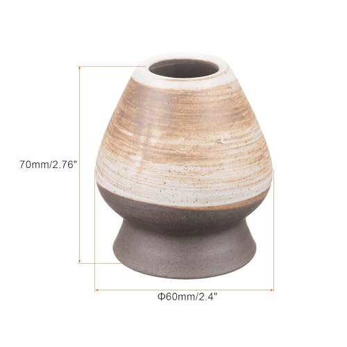 Ceramic Chasen Stand 70mm Matcha Whisk Holder Teas Set Whisks Stand Traditional Matcha Tea Chasen Holder Tea Set Accessories for Tea Tasting